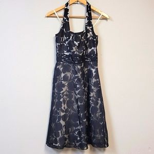 Ann Taylor Black Halter Dress